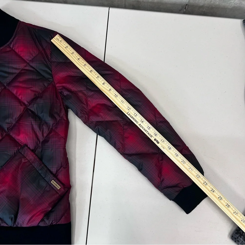 Eddie Bauer Plaid Down 1936‎ Original Skyliner Bomber Jacket Size M